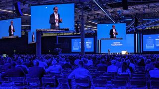 Thomas Saueressig, leader of SAP Product Engineering at SAP, live onstage at SAP Sapphire Barcelona 2024/